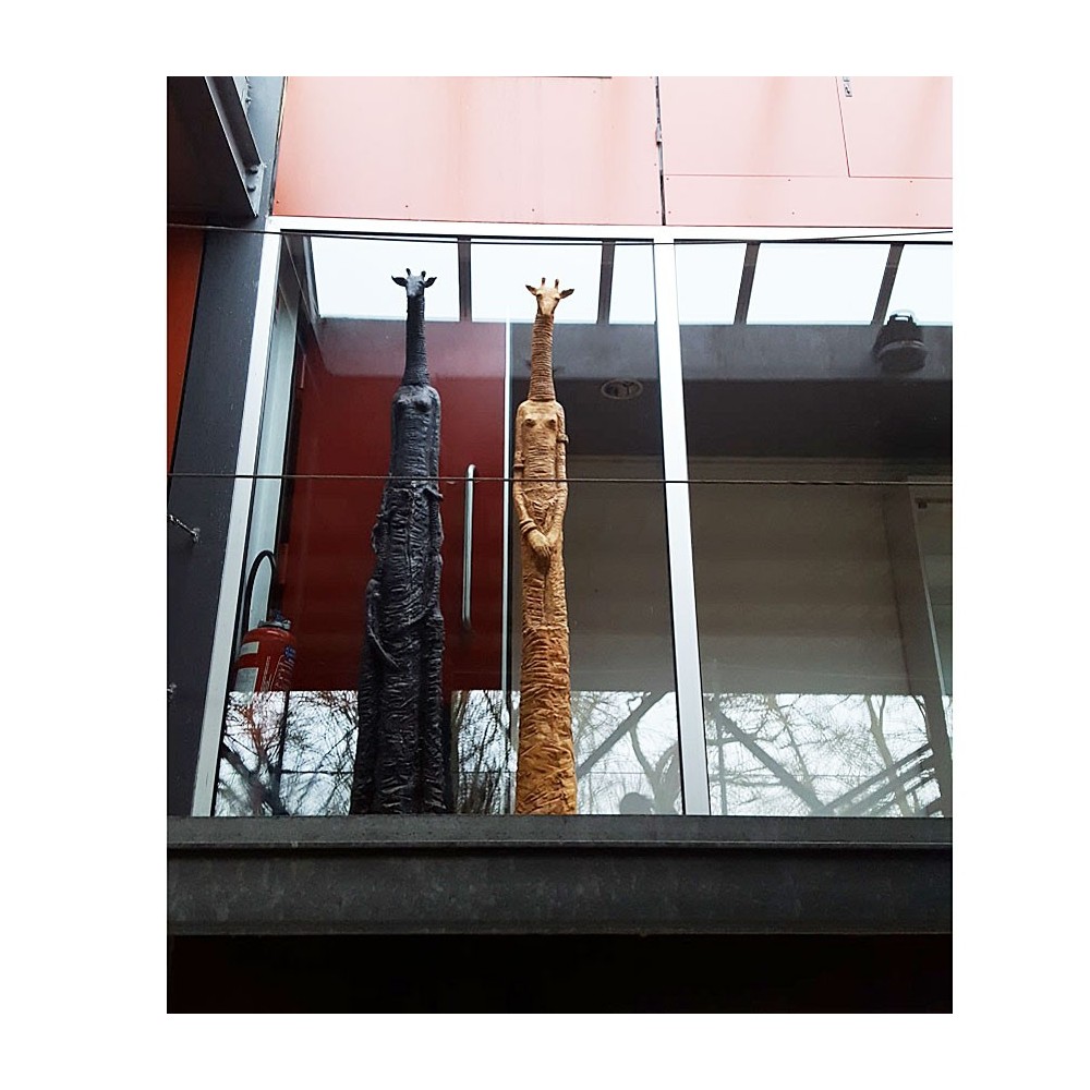Deux girafes au Musée de la Briquetterie