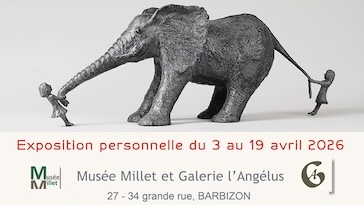 Exposition personnelle "Tendre Complicité" du 3 au 19 avril 2026 à la Galerie l'Angélus -  Musée Millet