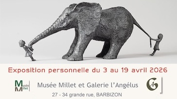Exposition personnelle "Tendre Complicité" du 3 au 19 avril 2026 à la Galerie l'Angélus - Musée Millet à Barbizon
