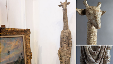 LA GIRAFE AUX BIJOUX au Musée MILLET à Barbizon