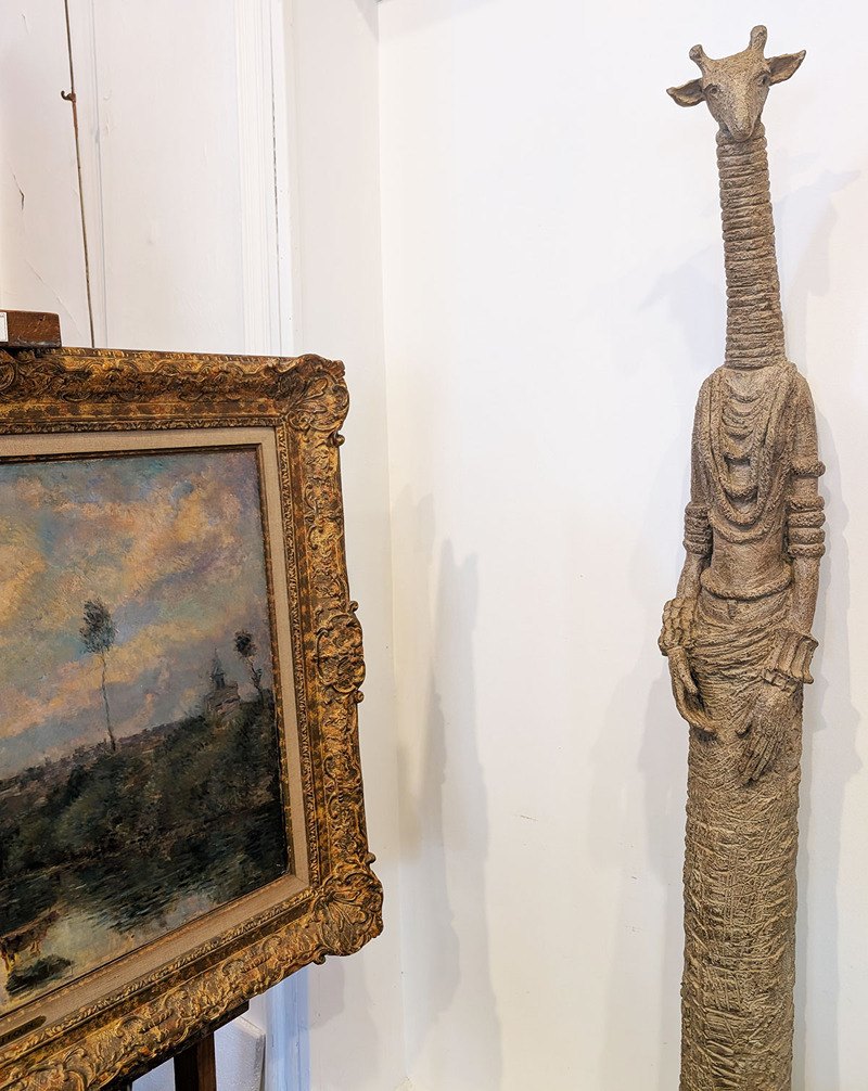 LA GIRAFE AUX BIJOUX au Musée MILLET à Barbizon