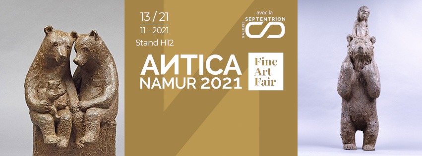 Mes œuvres à ANTICA Namur 2021 - du 13 au 21 novembre - Namur Expo