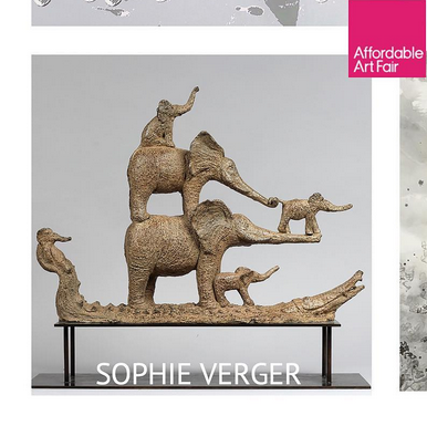 Mes sculptures à Brussels Affordable Art Fair avec Art Thema et Heyi Gallery